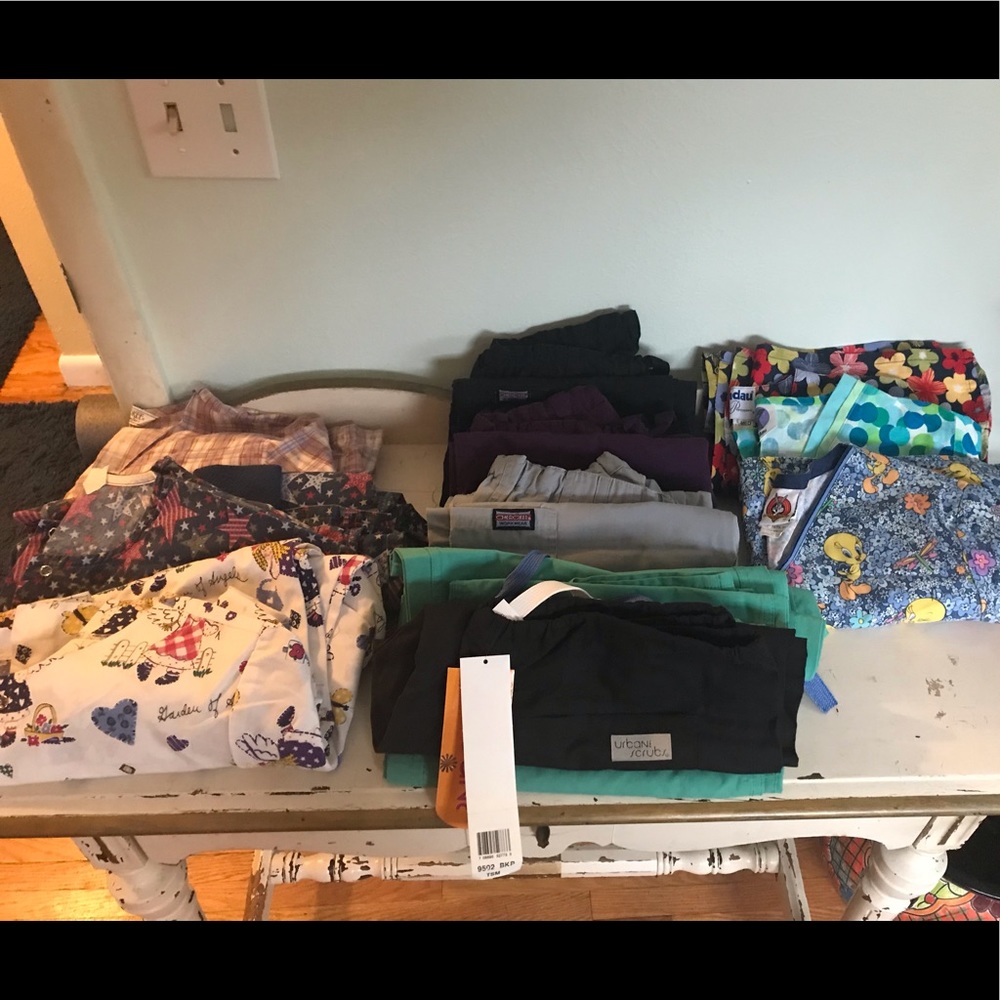 Scrub jackets/pants/tops